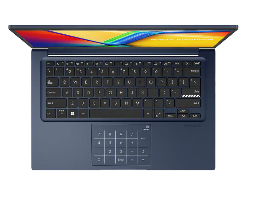 Asus Vivobook 14,i7-1355U,12GB,512GB SSD UHD Graphics,Webcam,BT,14” (1920X1080),W11,Quiet Blue

