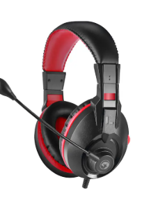 Audifono Marvo Gaming 3.5Mm Negro-Rojo Con Microfono H8321S