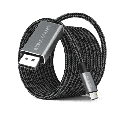 CABLE ARGOM TIPO-C TO DISPLAY PORT CABLE - 4K ULTRA HD - 1.8M - ARG-CB-0096
