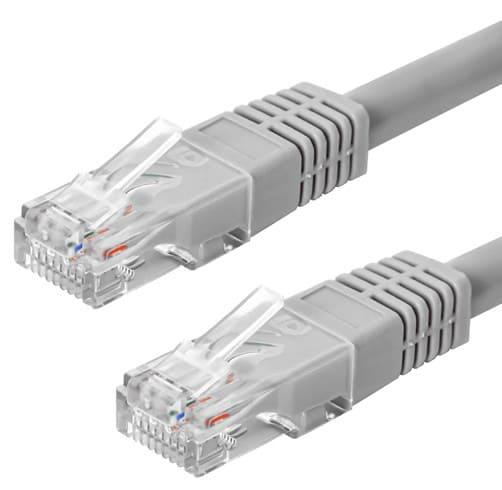 CABLE RED UNNO TEKNO ETHERNET PATCH CAT6 10FT/3.04M - GRIS - CB4310GY