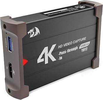 CAPTURADOR DE VIDEO REDRAGON 1080P USB-HDMI FLASH VC-321 