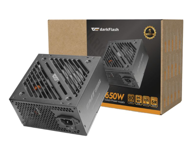 FUENTE DE PODER DARKFLASH EMT 650W BRONCE