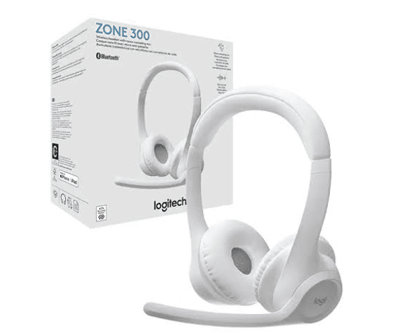 HEADSET LOGITECH ZONE 300 WHITE