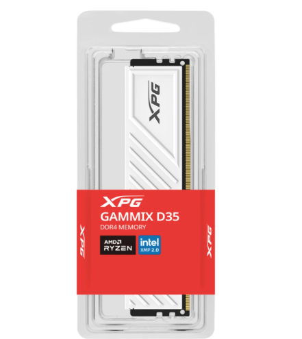 MEMORIA RAM PC 8GB ADATA XPG GAMMIX D35 DDR4 3200MHz CL16 1.35V AX4U32008G16A-SWHD35 BLANCO