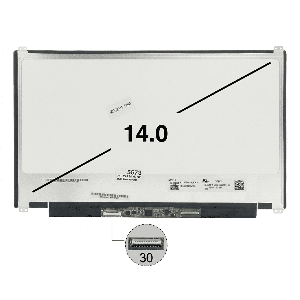 PANTALLA DE LAPTOP 14" 30 PINES SIN BORDE FHD
