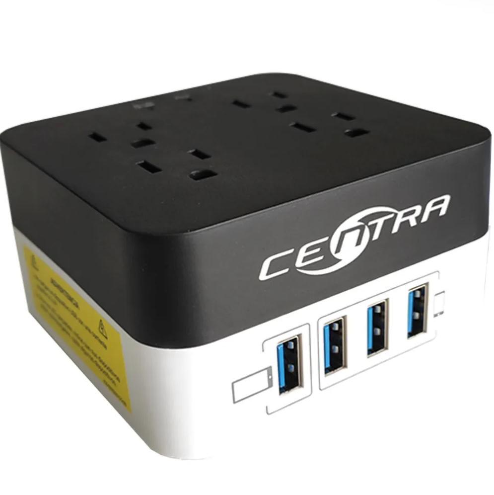 Protector de voltaje 175j 4 tomas 4 puertos usb carga rápida
