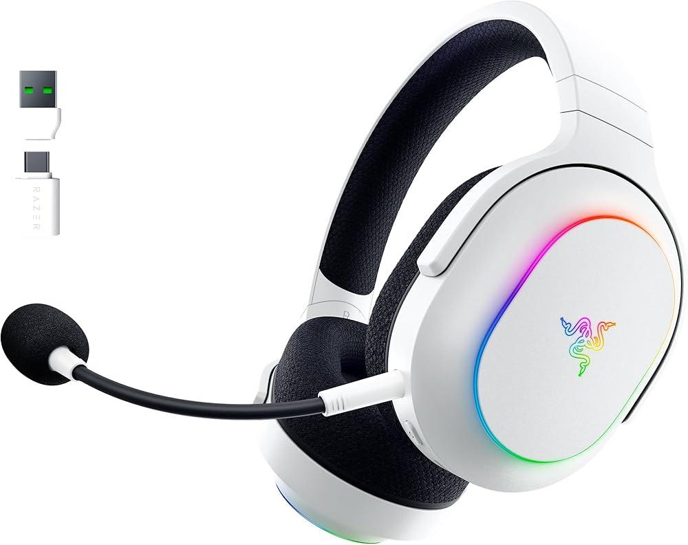 RAZER BARRACUDA X CHROMA
- WIRELESS MULTI-PLATFORM GAMING AND MOBILE HEADSET
-WHITE EDITION RZ04-
05220200-R3U1