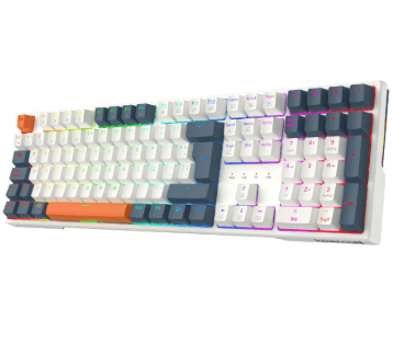 TECLADO MECANICO USB GAMING REDRAGON K668WBO-RGB-SP TREUNDLE